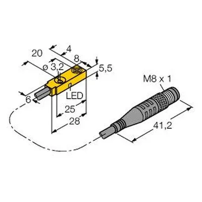 Turck BI2-Q5.5-AP6X-0.3-PSG3M