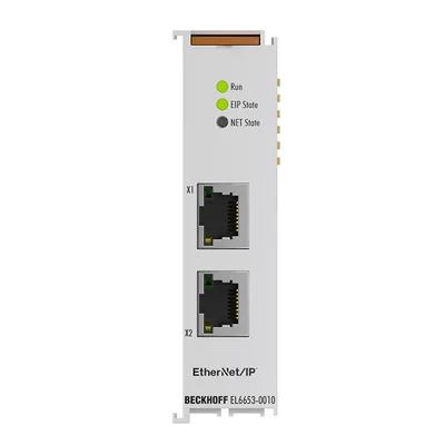 Beckhoff EL6653-0010 EtherCAT Terminal, 2-port communication interface, EtherNet/IP, adapter
