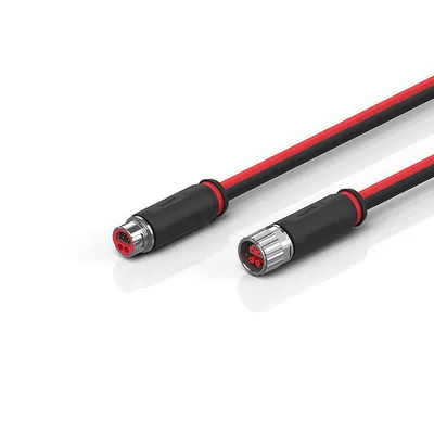 Beckhoff ZK7102-1007-0xxx B12, ECP cable, PUR, 2 x 075 mm² + (1 x 4 x AWG22), drag chain suitable, key 1 (24 V DC)