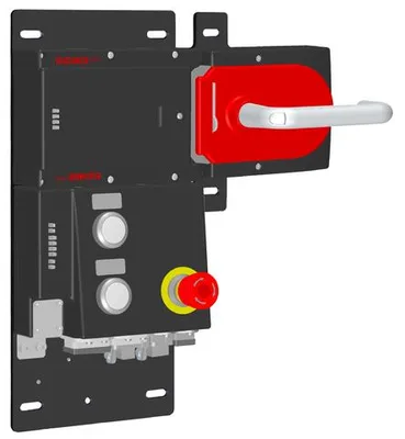 Euchner MGB-L1HB-PNC-R-115621 Locking set MGB-L1-PN (guard locking by spring force) with 3 control elements, push-pull plug