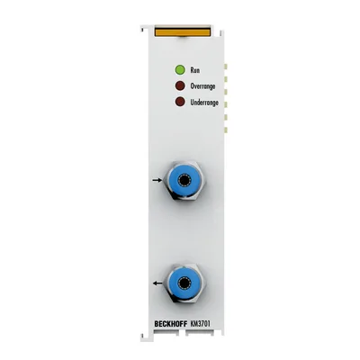 Beckhoff KM3701 Bus Terminal module, 1-channel analog input, differential pressure, ±100 hPa (±100 mbar)
