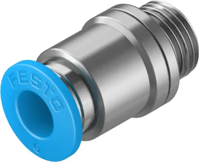 Festo QS-G1/8-6-I-100 Çabuk Bağlantı Rakoru