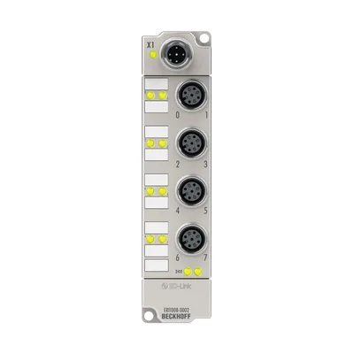 Beckhoff ERI1008-0002 IO-Link box, 8-channel digital input, 24 V DC, 3 ms, M12, zinc die-cast