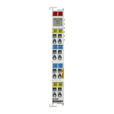 Beckhoff KL2424 Bus Terminal, 4-channel digital output, 24 V DC, 2 A