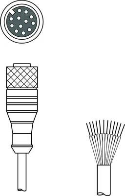 Leuze KD U-M12-CA-P1-020 Bağlantı kablosu