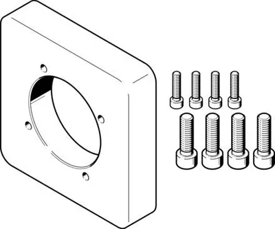 Festo EAMF-A-77A-140A Motor flanşı