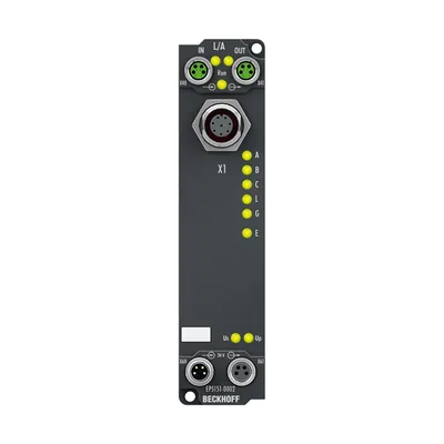 Beckhoff EP5151-0002 EtherCAT Box, 1-channel encoder interface, incremental, 24 V DC HTL, 100 kHz, M12