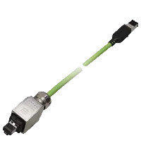 Pepperl+Fuchs ICZ-AIDA2-V45-5M-PUR-V45-G Connecting cable RJ-45 to RJ-45, PUR cable 4-pole, CAT5e