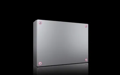 Rittal KX 1569.000 KX terminal kutusu, GYD: 400x300x120 mm, paslanmaz çelik 14301, montaj plakasız, kapaklı, hızlı kilit ile