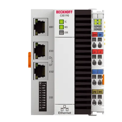 Beckhoff CX8190 Embedded PC with different Ethernet protocols