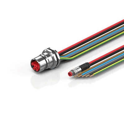 Beckhoff ZK7A14-CA00-0xxx B23, ECP cable, PUR, 5 G 40 mm² + (1 x 4 x AWG22), drag chain suitable, key 3 (user-defined voltage)