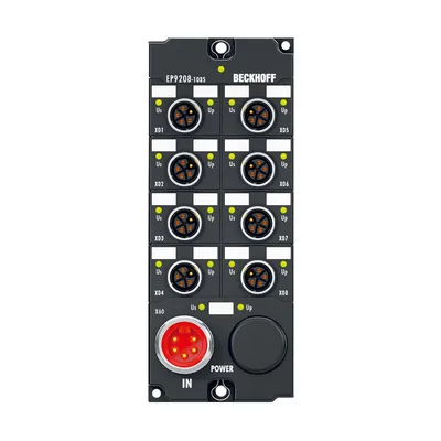 Beckhoff EP9208-1035 EtherCAT Box, 8-channel power distribution, passive, M12, L-coded