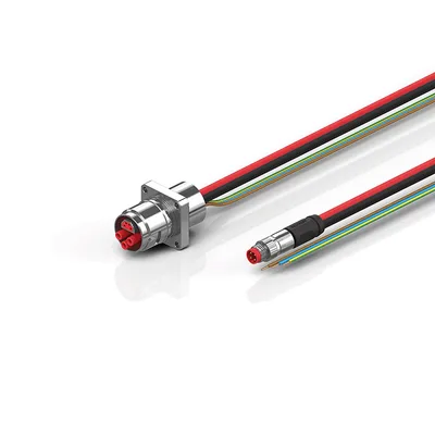 Beckhoff ZK7610-AG00-0xxx B17, ECP cable, PUR, 3 G 25 mm² + (1 x 4 x AWG22), drag chain suitable, key 2 (230 V AC)