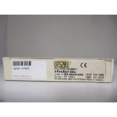 Ifm Electronic Ifm OT5203 OTH-CPKG/US-100-DPX Photoelectric Sensor