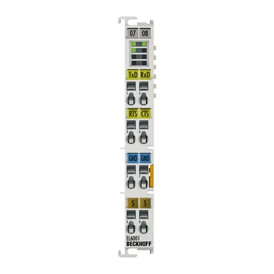 Beckhoff EL6001 EtherCAT Terminal, 1-channel communication interface, serial, RS232