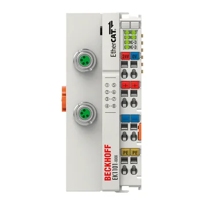 Beckhoff EK1101-0008 EtherCAT Coupler with ID switch and M8 connection