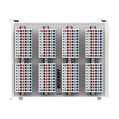Beckhoff KM1008 Bus Terminal module, 64-channel digital input, 24 V DC, 3 ms