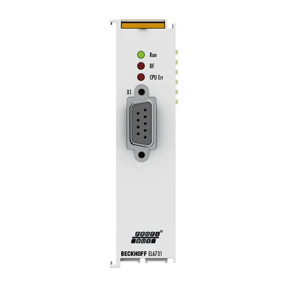 Beckhoff EL6731 EtherCAT Terminal, 1-channel communication interface, PROFIBUS, master/slave