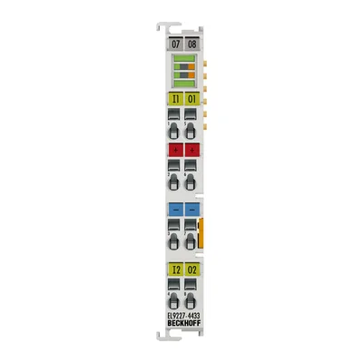 Beckhoff EL9227-4433 Overcurrent protection terminal, 24 V DC, 2-channel, 3 A/3 A, extended functionalities