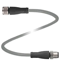 Pepperl+Fuchs V19-G-2M-PUR-ABG-V1-G-Y295897 Connection cable, M12 to M12, 8/4-pin, PUR cable