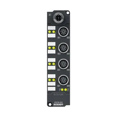 Beckhoff EPI2338-0002 IO-Link box, 8-channel digital combi, 24 V DC, 3 ms, 05 A, M12