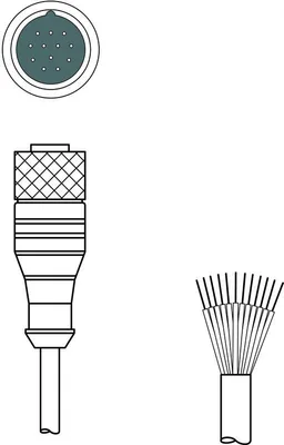 Leuze KD U-M23-CA-P1-100 Bağlantı kablosu