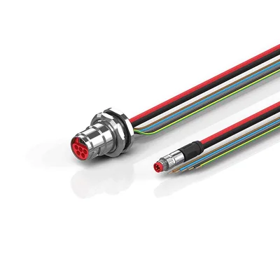 Beckhoff ZK7908-BZ00-0xxx B17, ECP cable, PUR, 5 G 15 mm² + (1 x 4 x AWG22), drag chain suitable, key 3 (user-defined voltage)