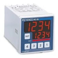 Keyence RC-18 48-mm□ 4-digit 7-segment LED, One-stage Preset, AC Power Supply