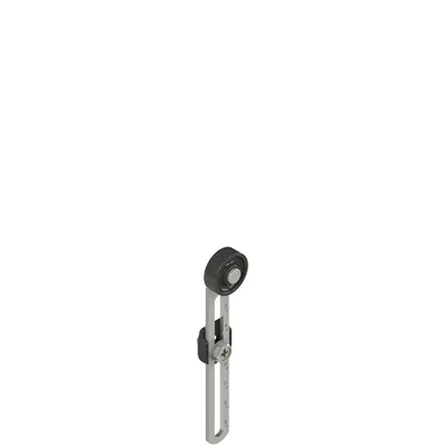 Pizzato VN A00KP-V38 Adjustable length straight metal revolving lever with technopolymer roller Ø 20 mm, with external metallic parts in stainless steel