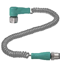 Pepperl+Fuchs V1-W-0,5/2,5M-PUR-V1-G Connection cable, Helix cable