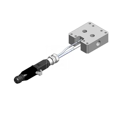 Dopag 1018550 Mounting plate with heating 200W 230V PT100