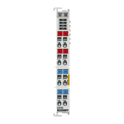 Beckhoff EL9185 Potential distribution terminal, 4 x 24 V DC, 4 x 0 V DC