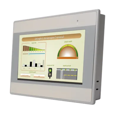 Seneca VISUAL6E 7" HMI panel touchscreen with 2 ETH ports
