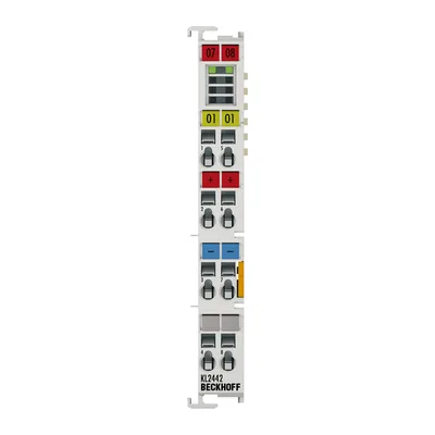 Beckhoff KL2442 Bus Terminal, 2-channel digital output, 24 V DC, 2 x 4 A/1 x 8 A