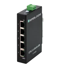 Pepperl+Fuchs ICRL2-U-5RJ45-DIN Ethernet unmanaged switch with 5 RJ45 ports and extended temperature range