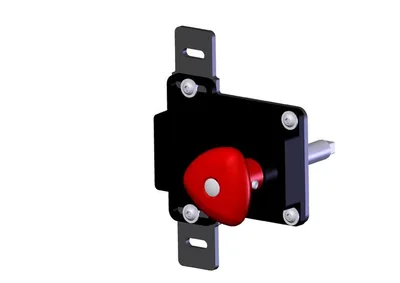 Euchner MGB-E-A8-126320 Escape release module MGB-E pre-assembled on mounting plate
