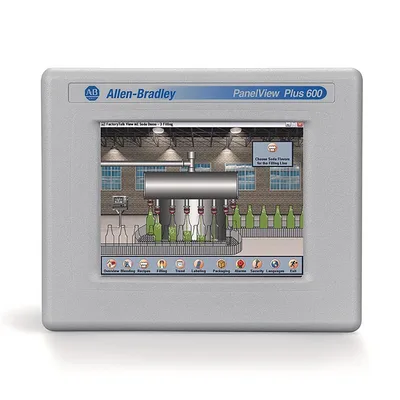 Allen Bradley 2711P-T6M5A8 PanelView Plus 6 6 Gray Touch AC RS232
