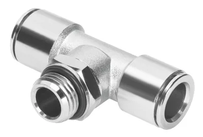 Festo NPQM-T-G12-Q12-P10 T-Çabuk Bağlantı Rakoru
