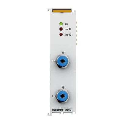 Beckhoff EM3712 EtherCAT Terminal, 2-channel analog input, relative pressure, ±1000 hPa (-1…+1 bar)