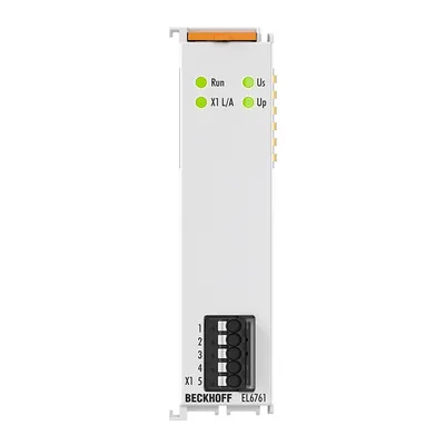 Beckhoff EL6761 EtherCAT Terminal, 1-channel communication interface, ISO 15118 powerline, charge controller