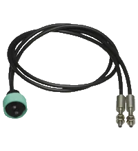 Pepperl+Fuchs LCE 18-2,3-0,5-K3 Glass fiber optic - thru-beam with PVC covering