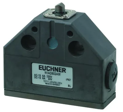 Euchner N1AD502AM-M Precision single limit switch N1A, chisel plunger