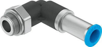 Festo QSKL-G1/4-8 L-Çabuk Bağlantı Rakoru (Kendinden Kilitlemeli)