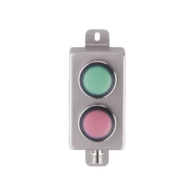 IFM AS-i Module 2BI 2LO RD/GR IP69K AS-i arayüzü ışıklandırılmış basma buton modülü
