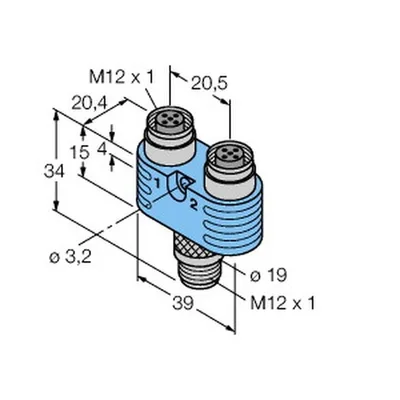 Escha Bauelemente MB-FSM5-2FKM5.4