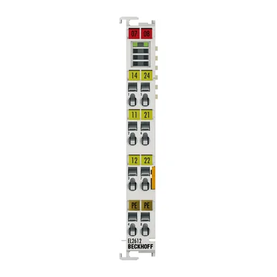 Beckhoff EL2612 EtherCAT Terminal, 2-channel relay output, 125 V AC, 30 V DC, 05 A AC, 2 A DC