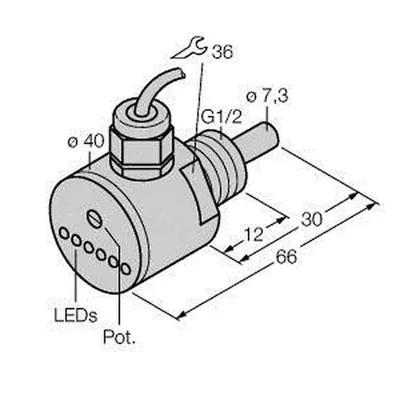 Turck FCS-G1/2DY-AP8X