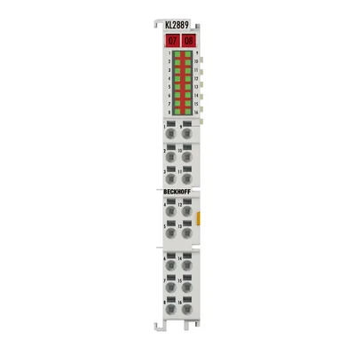 Beckhoff KL2889 Bus Terminal, 16-channel digital output, 24 V DC, 05 A, ground switching