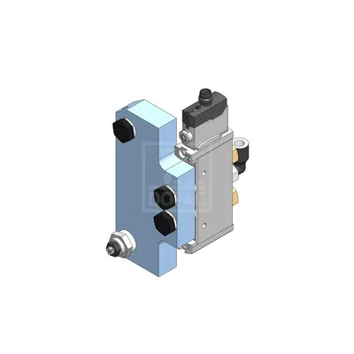 Dopag 1010911 Solenoid valve plate for plug 3 pole M8x1