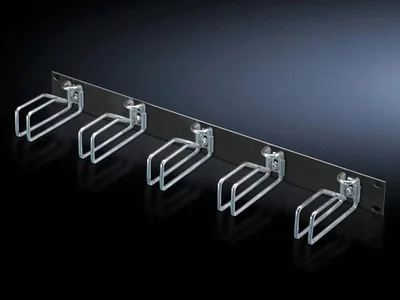 Rittal DK 7257.005 DK Kablo yönetim paneli, 19", 1U, 105x43mm